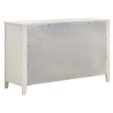 Juego de dormitorio completo Selena de 4 piezas en color blanco crema