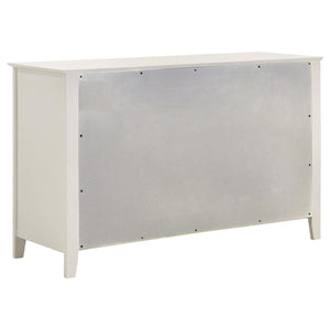 Juego de dormitorio completo Selena de 4 piezas en color blanco crema