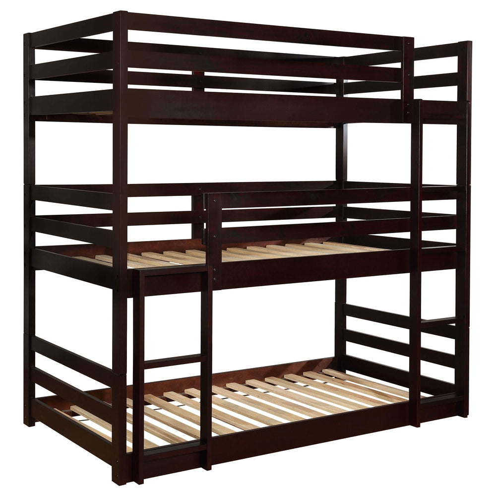 Litera triple individual Sandler Wood color capuchino