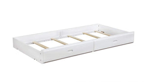 Nido de almacenamiento de madera Chapman blanco