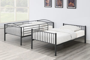 Litera Anson Twin sobre Twin en color bronce