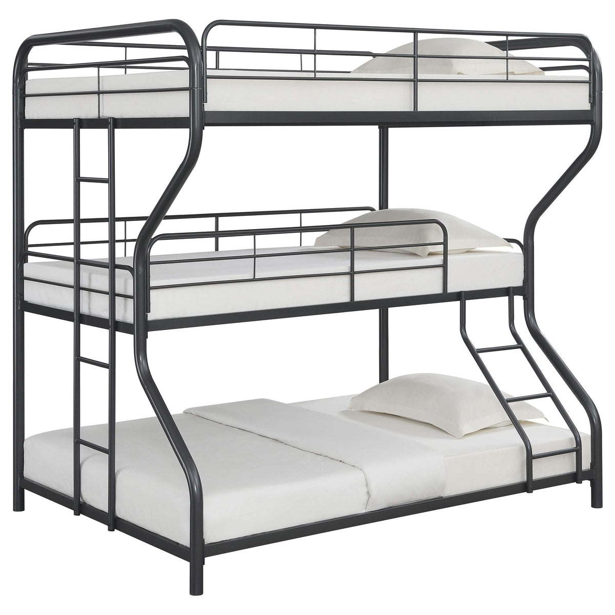 Litera Garner Full Over Twin Over Full Triple en color bronce