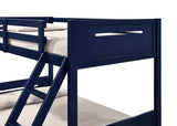 Litera Littleton Wood Twin sobre Full Azul