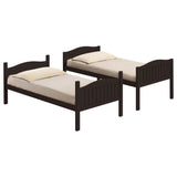 Litera Arlo Wood Twin sobre Twin Espresso