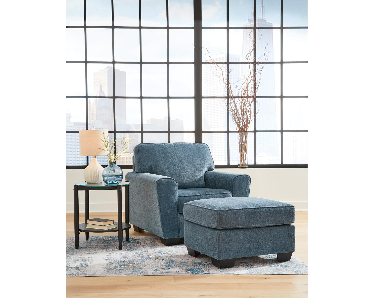Cashton Chair and Ottoman