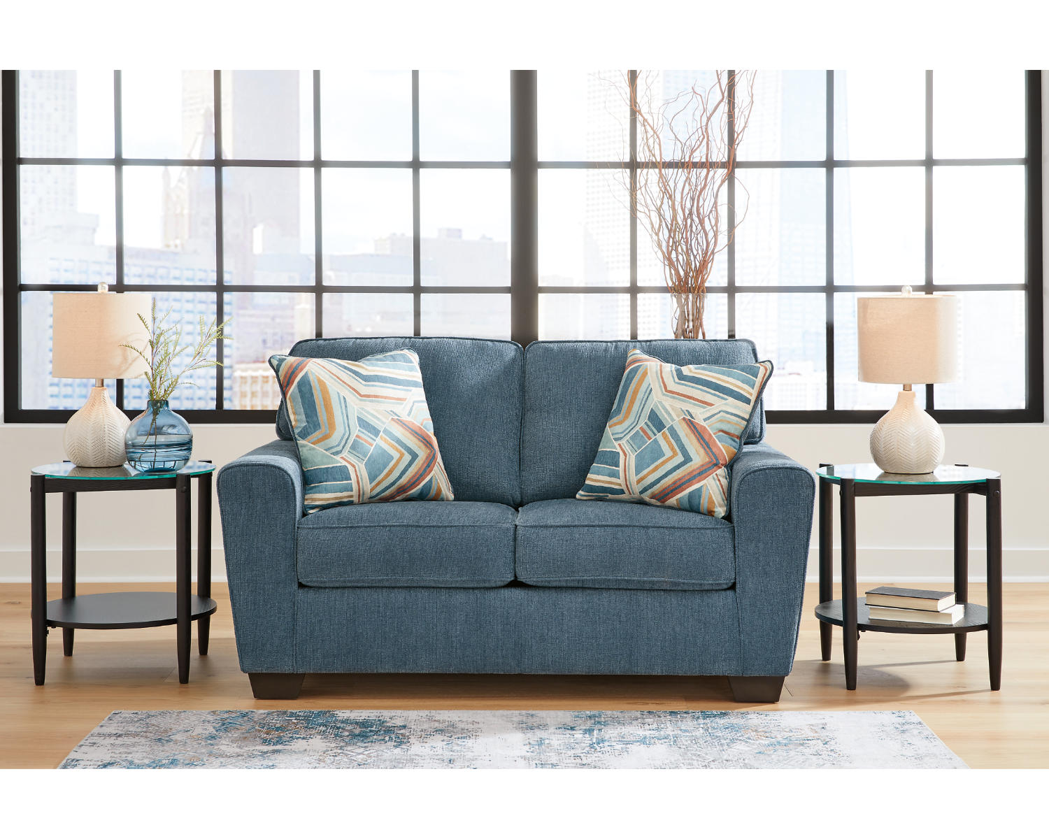 Cashton Queen Sofa Sleeper and Loveseat