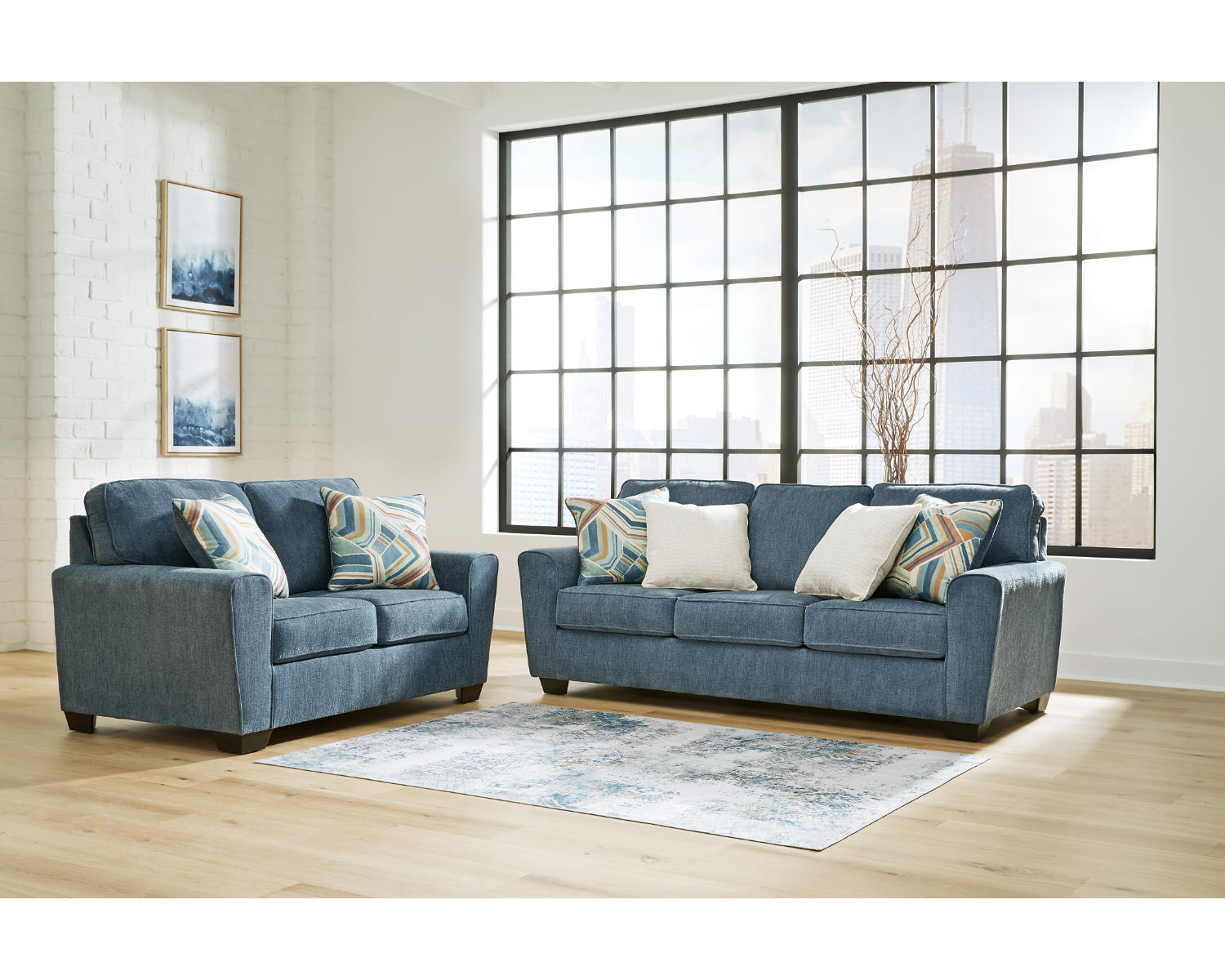 Cashton Sofa and Loveseat