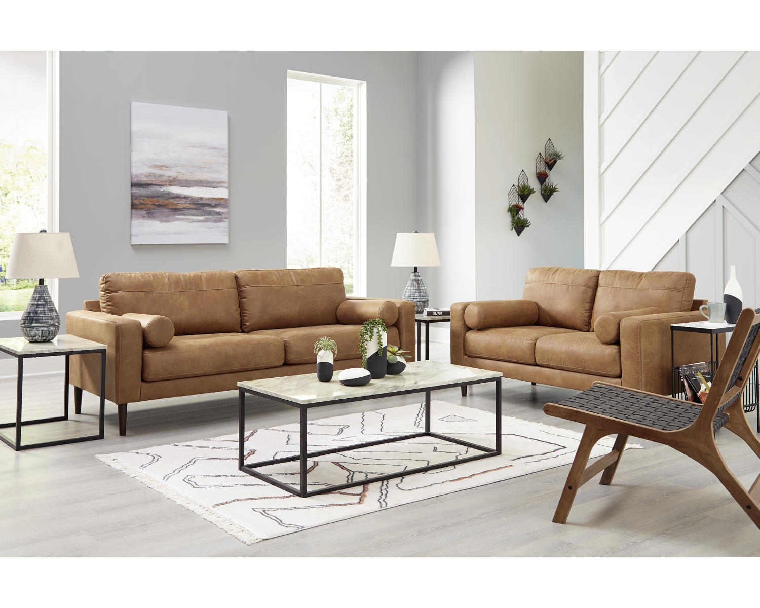 Telora Sofa and Loveseat