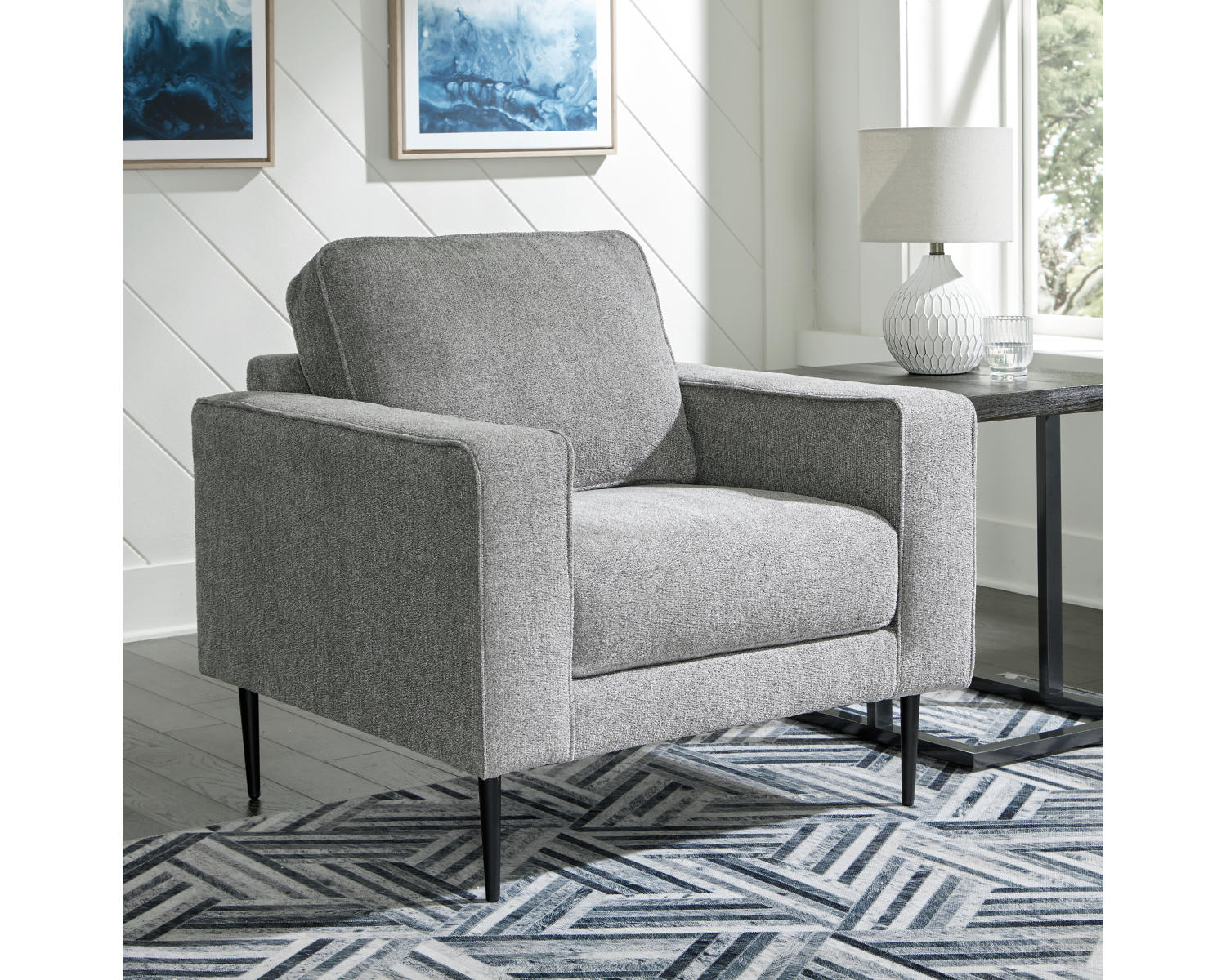 Hazela Chair and Ottoman