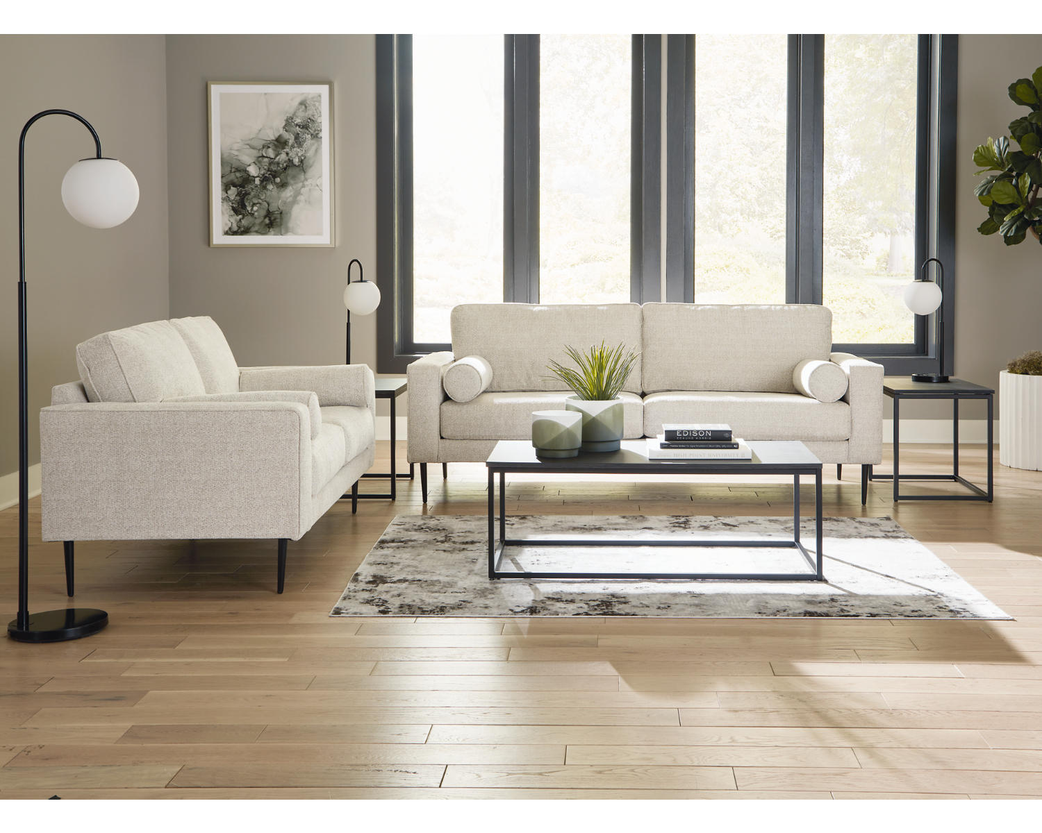 Hazela Sofa and Loveseat