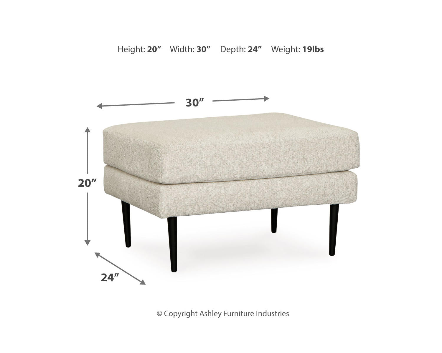 Hazela Chair and Ottoman