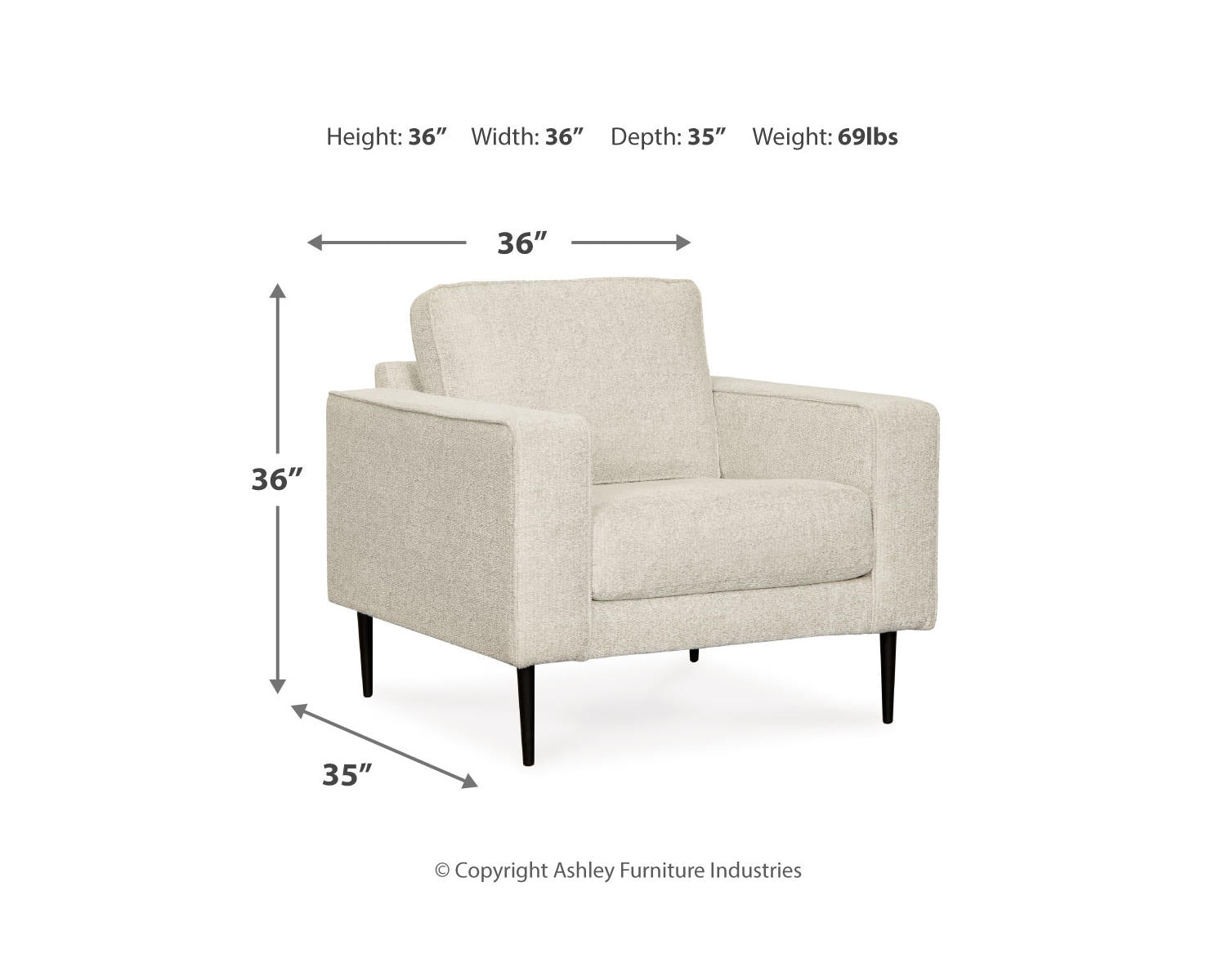 Hazela Chair and Ottoman