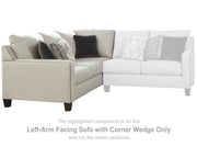 Hallenberg Left-Arm Facing Sofa with Corner Wedge