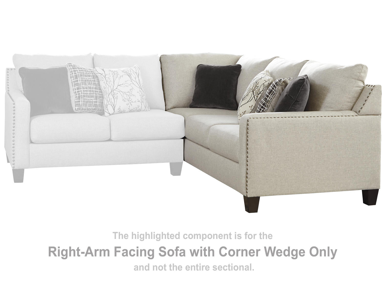Hallenberg Right-Arm Facing Sofa with Corner Wedge