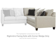 Hallenberg Right-Arm Facing Sofa with Corner Wedge