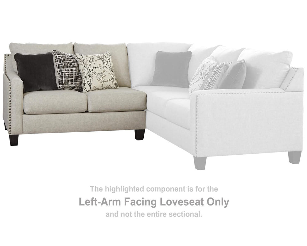 Loveseat con brazo izquierdo de Hallenberg