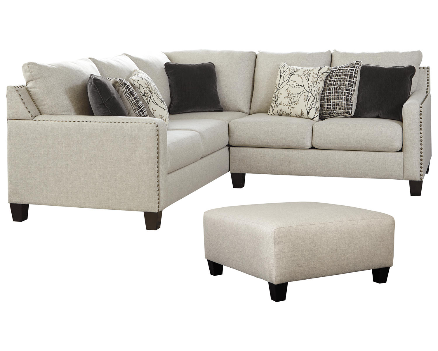 Hallenberg 2-Piece Sectional with Ottoman