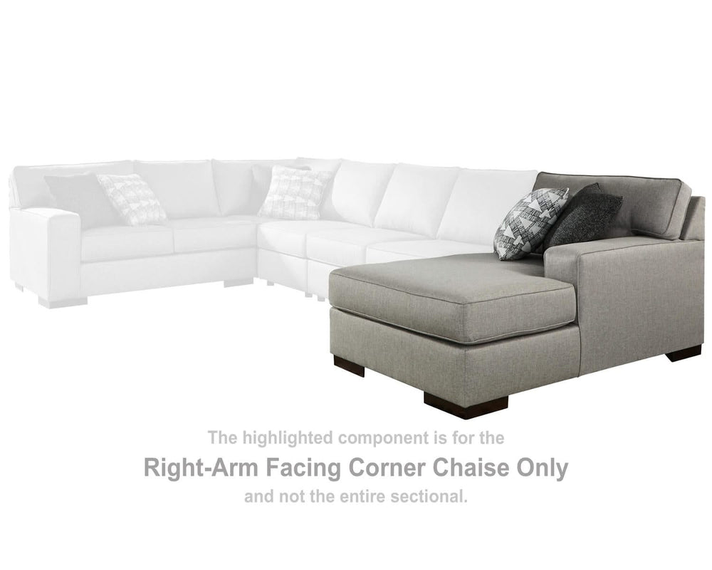 Chaise esquinero con brazo derecho Marsing Nuvella