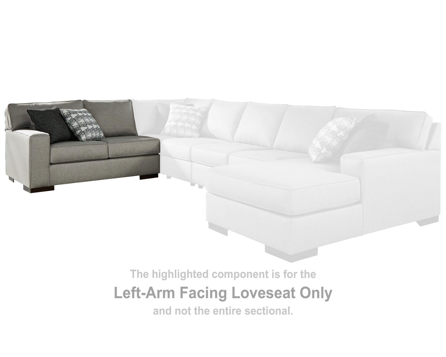 Marsing Nuvella Left-Arm Facing Loveseat