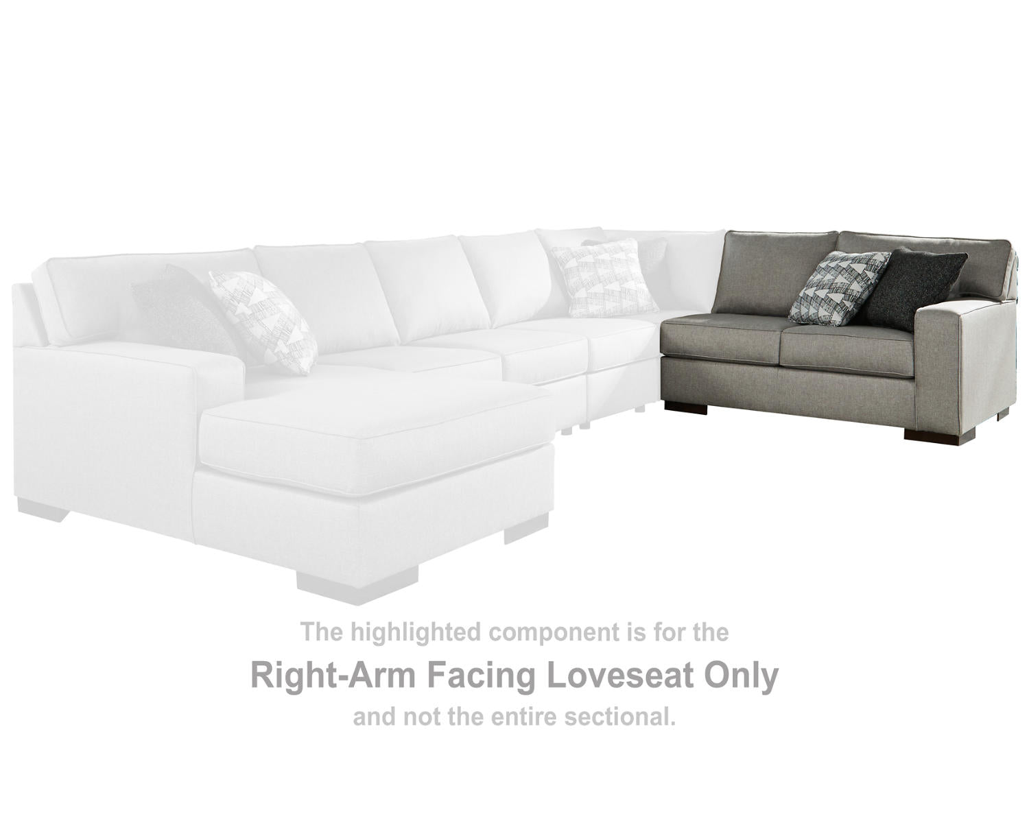 Marsing Nuvella Right-Arm Facing Loveseat