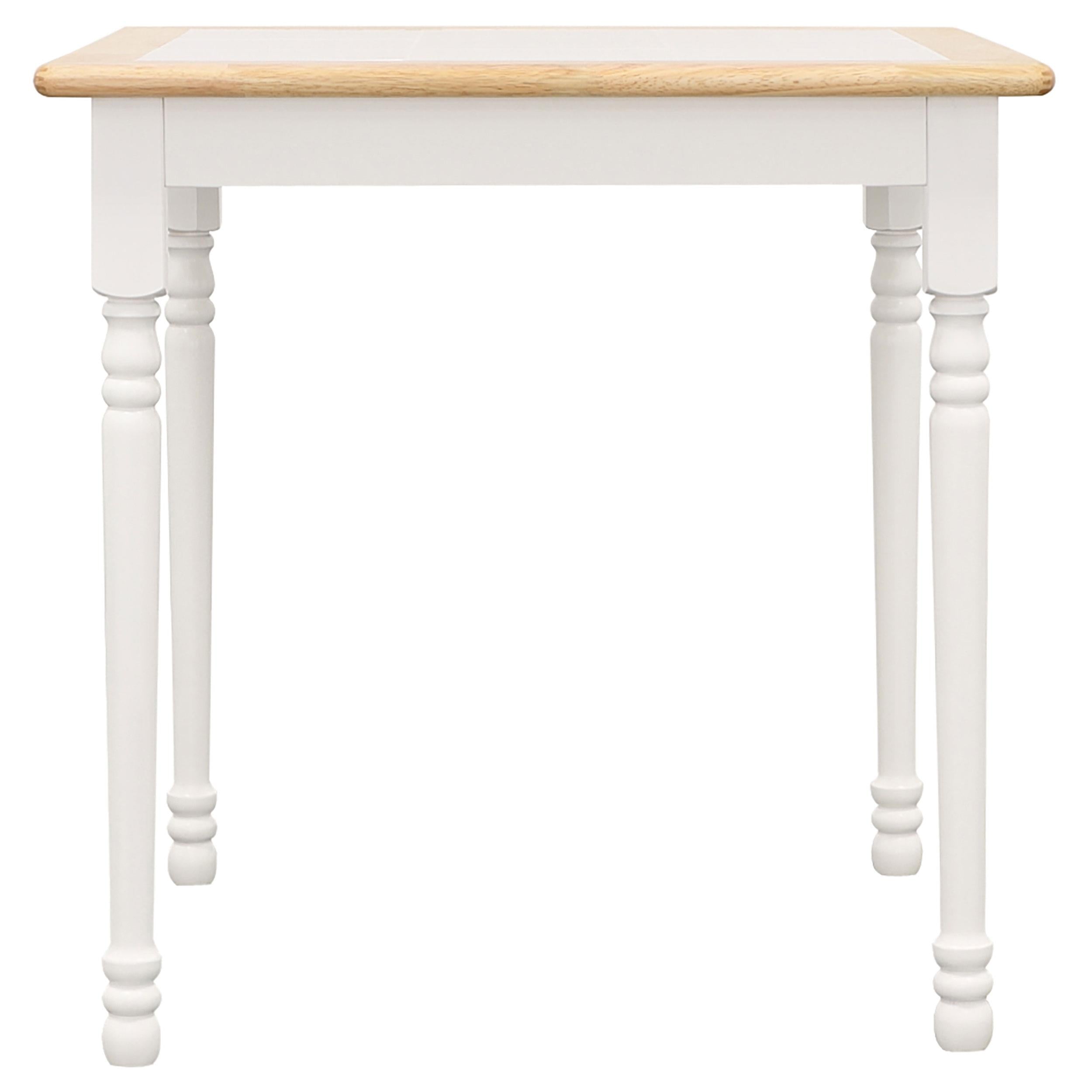 Carlene 5-piece Square Windsor Dining Table Set White