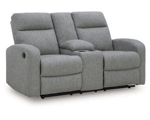 Loveseat reclinable Gauntlet con consola