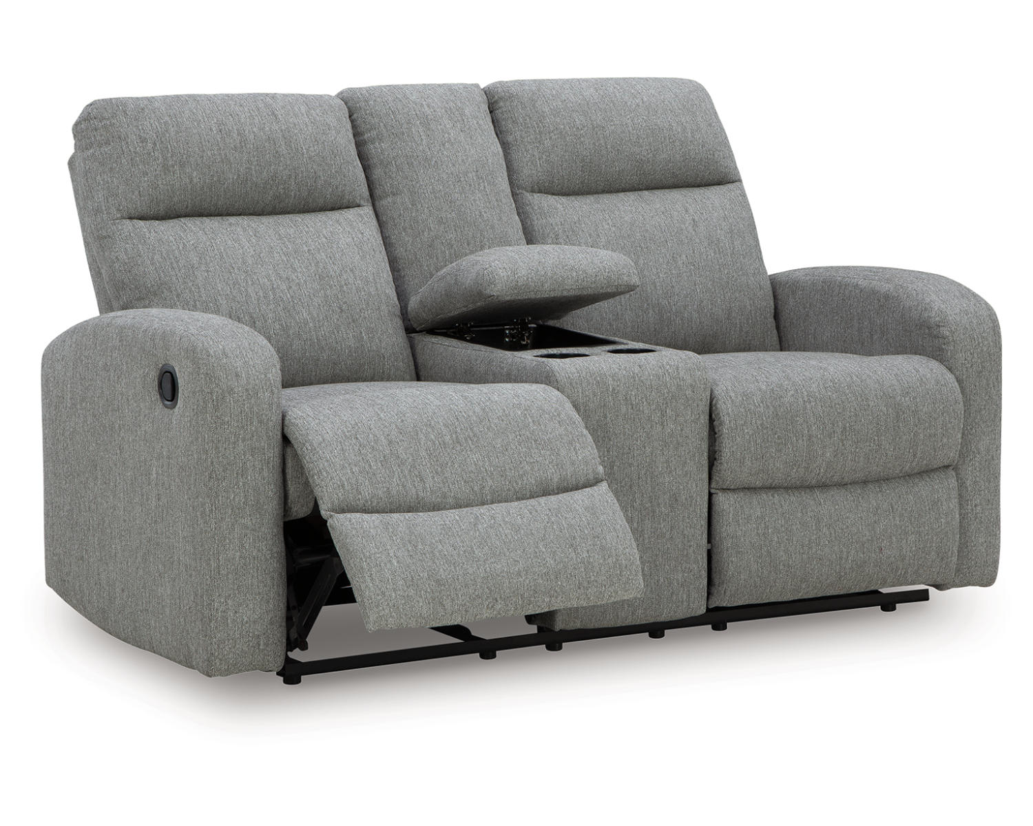 Gauntlet Reclining Loveseat with Console