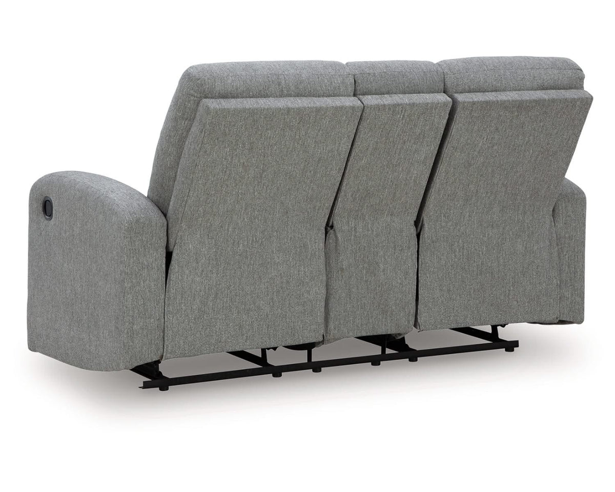 Loveseat reclinable Gauntlet con consola