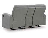 Loveseat reclinable Gauntlet con consola