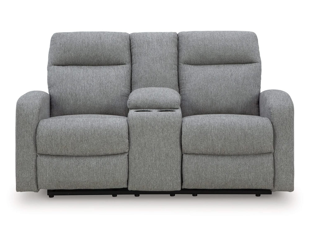 Loveseat reclinable Gauntlet con consola