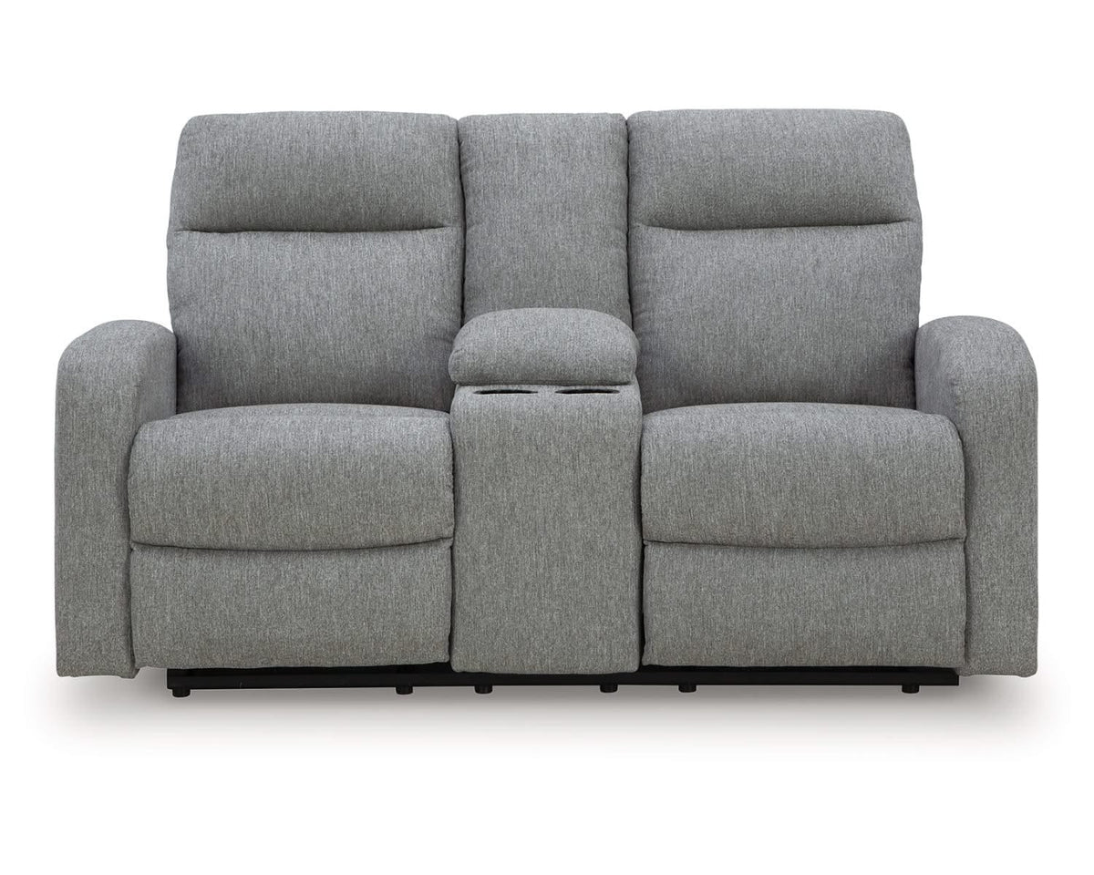 Loveseat reclinable Gauntlet con consola