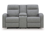 Loveseat reclinable Gauntlet con consola