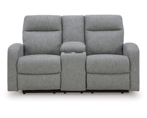 Loveseat reclinable Gauntlet con consola