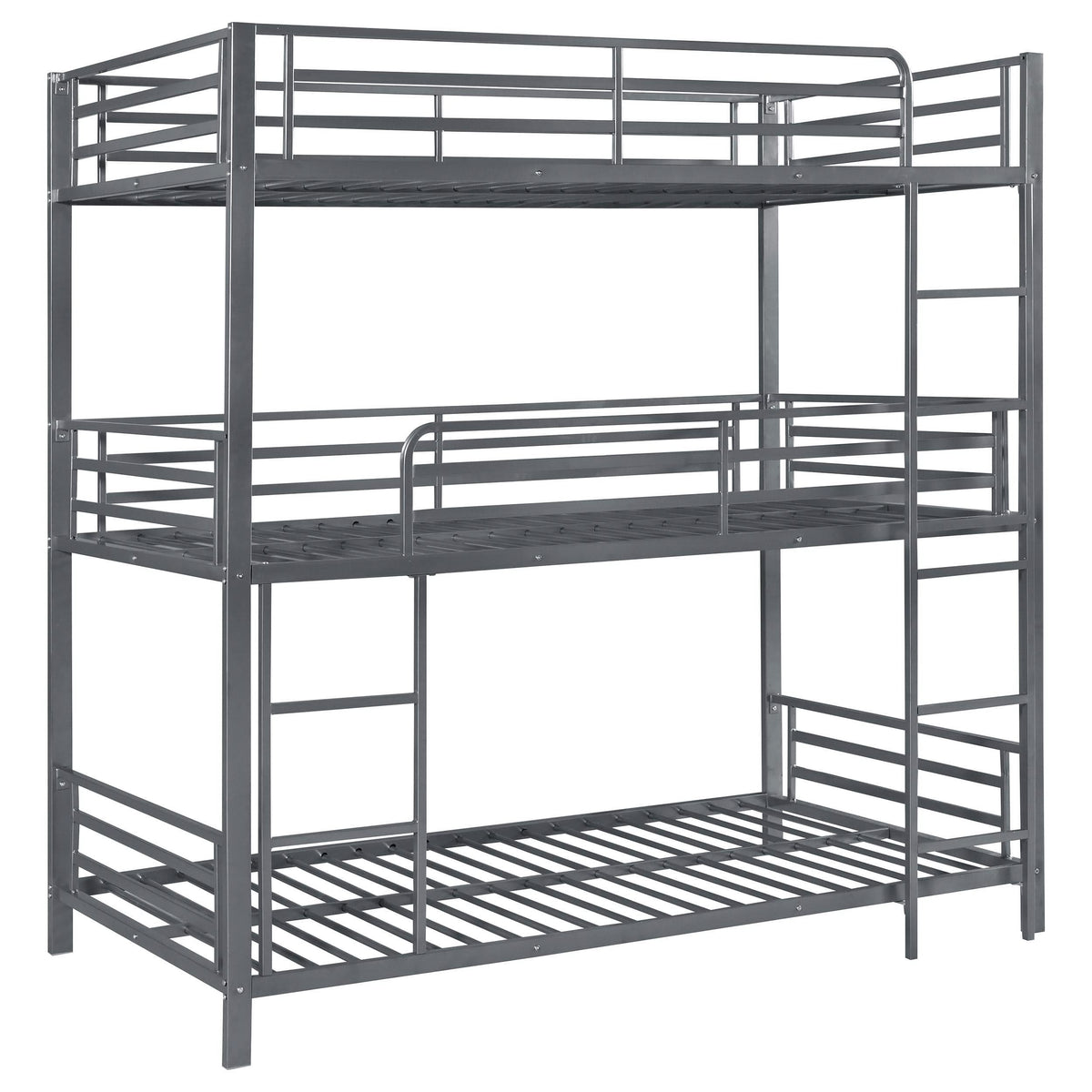 Litera triple de metal Maynard, color bronce