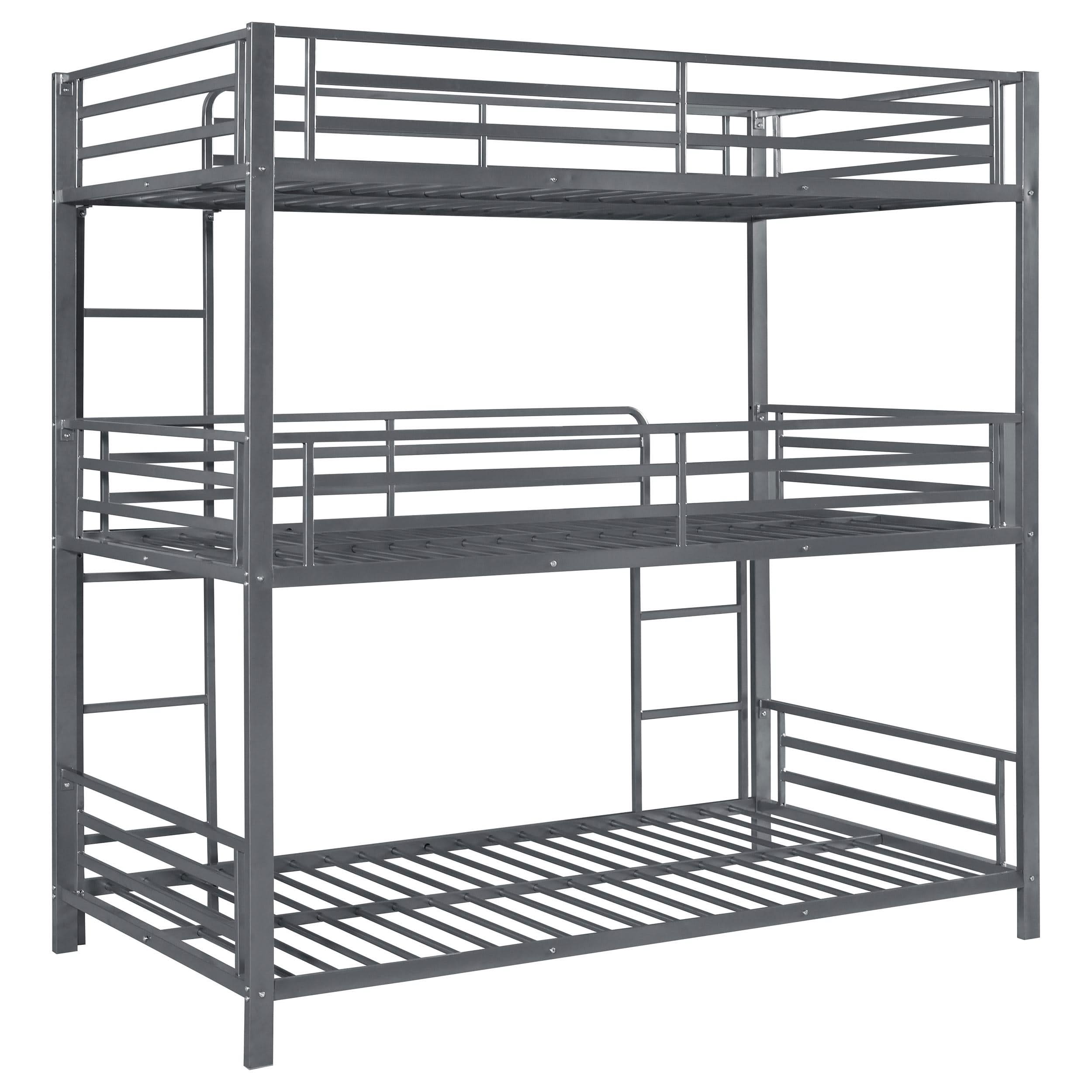 Litera triple de metal Maynard, color bronce