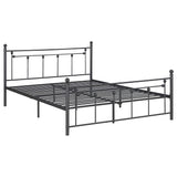 Cama de marco abierto completo de metal Canon color bronce