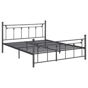 Cama de marco abierto completo de metal Canon color bronce