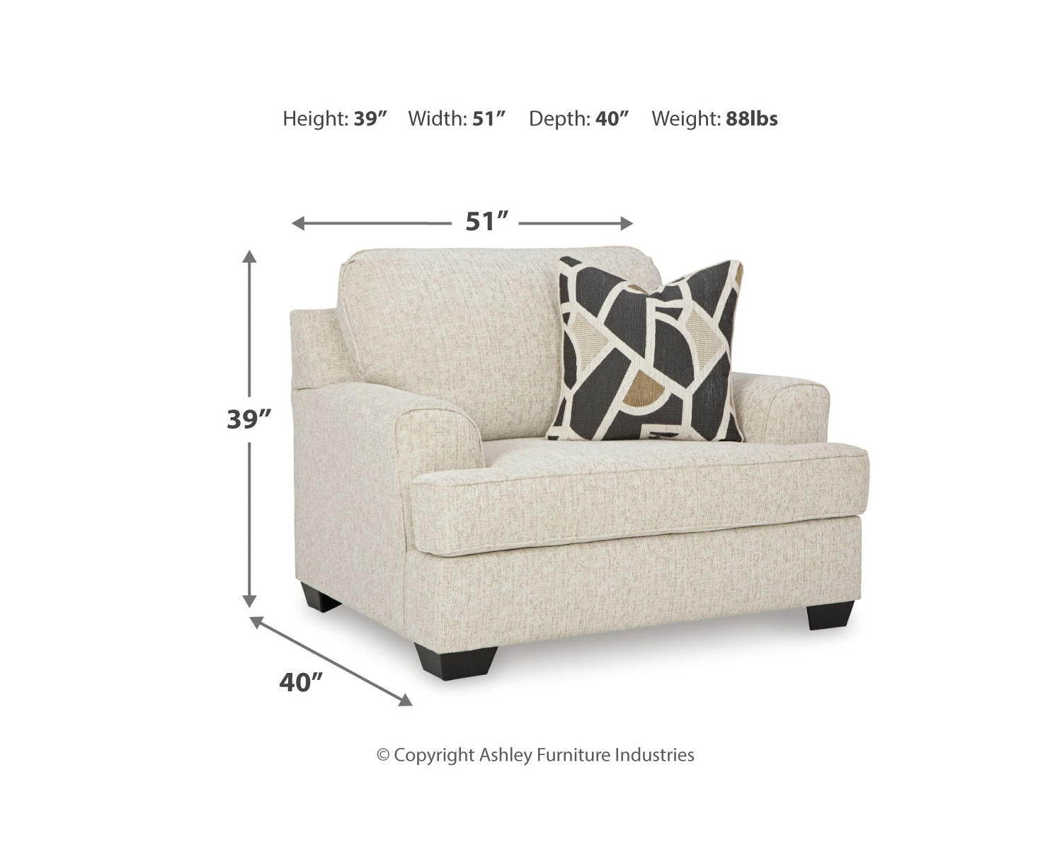 Heartcort Sofa, Loveseat, Oversized Chair and Ottoman