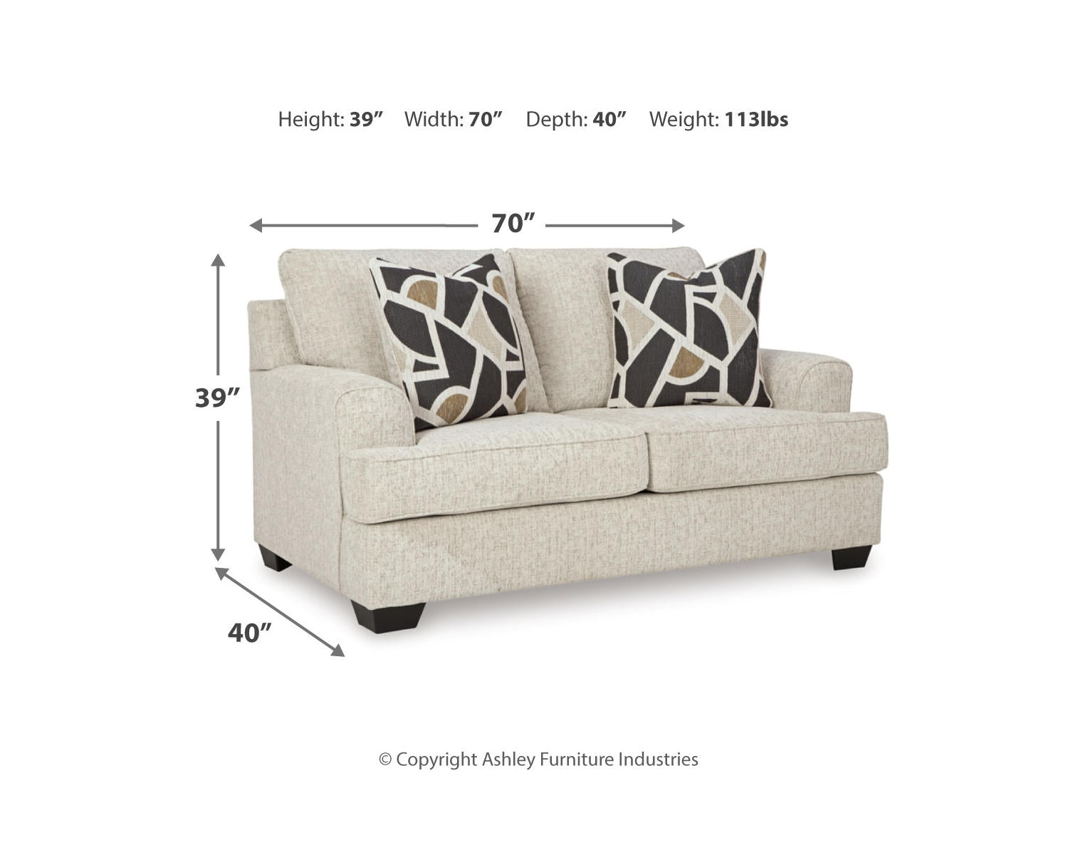 Heartcort Sofa, Loveseat, Oversized Chair and Ottoman