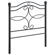 Callie Metal Twin Open Frame Headboard Matte Black