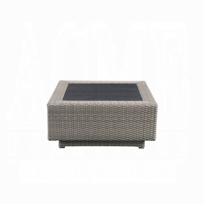 Salena Patio Sectional Sofa W/4 Pillows & Coffee Table