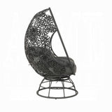 Sillón y mesa auxiliar de patio Hikre