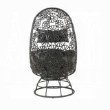 Sillón y mesa auxiliar de patio Hikre