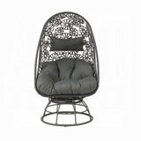 Sillón y mesa auxiliar de patio Hikre