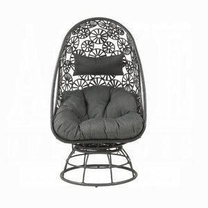 Sillón y mesa auxiliar de patio Hikre