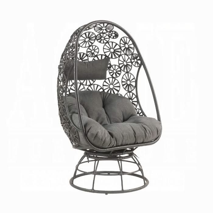 Sillón y mesa auxiliar de patio Hikre
