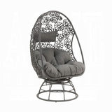 Sillón y mesa auxiliar de patio Hikre