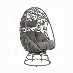 Sillón y mesa auxiliar de patio Hikre