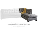 Chaise longue esquinera con brazo derecho Maier