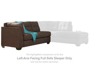 Maier Left-Arm Facing Full Sofa Sleeper